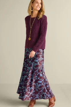Blaise Satin Skirt