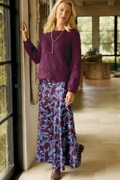 Blaise Satin Skirt