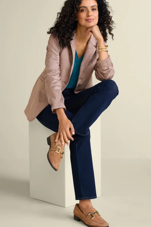 Breck Faux Suede Blazer