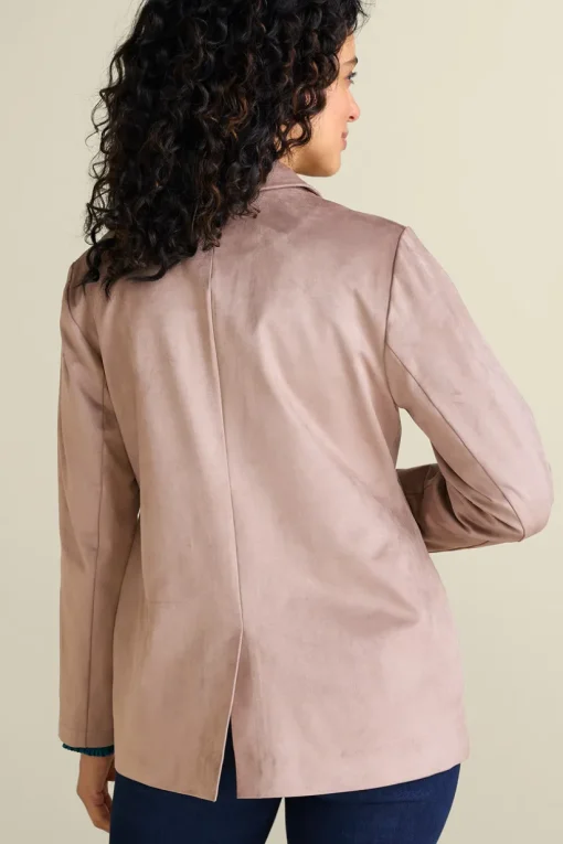 Breck Faux Suede Blazer