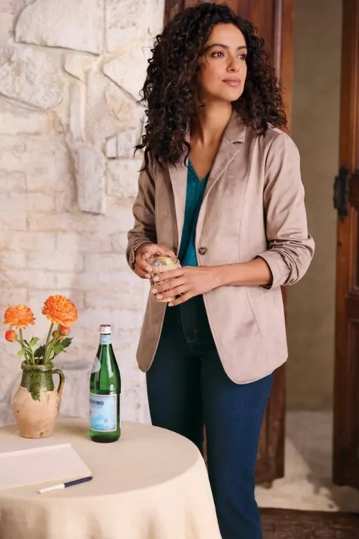 Breck Faux Suede Blazer