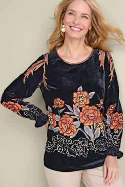 Brielle Velvet Top