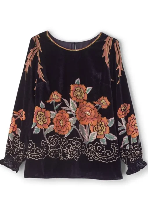 Brielle Velvet Top