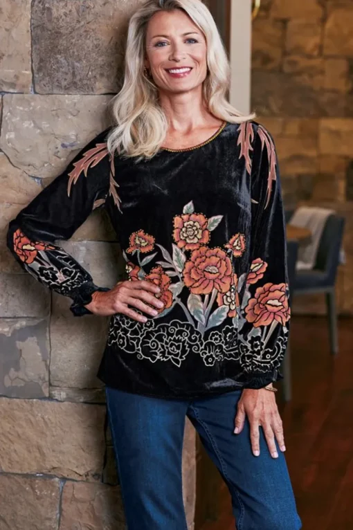 Brielle Velvet Top