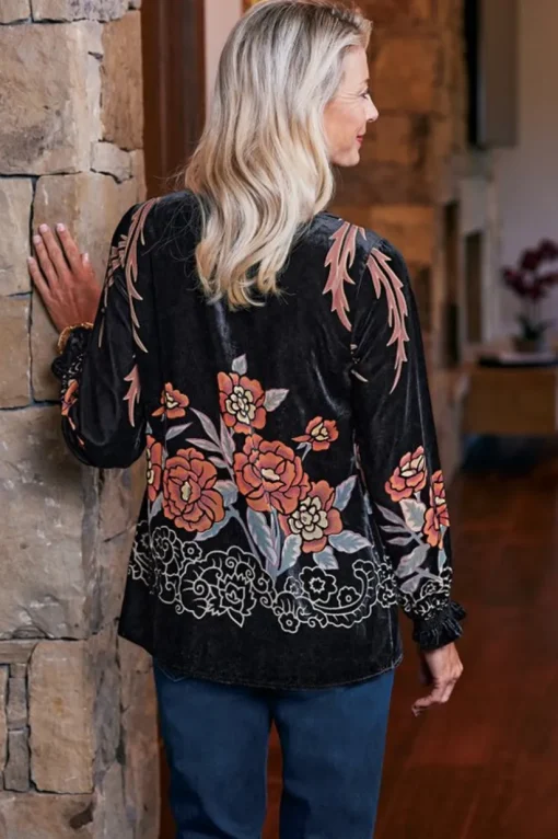 Brielle Velvet Top