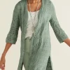 Calistoga Pointelle Cardigan