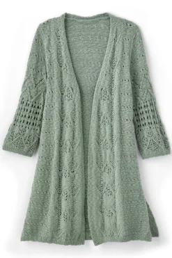 Calistoga Pointelle Cardigan