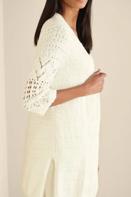Calistoga Pointelle Cardigan