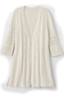 Calistoga Pointelle Cardigan