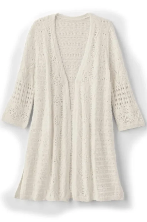 Calistoga Pointelle Cardigan