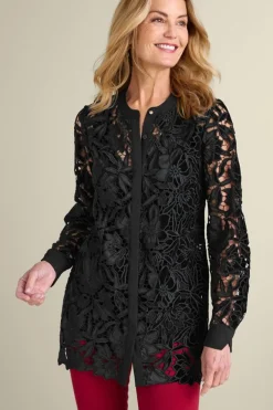 Candace Velvet Lace Tunic