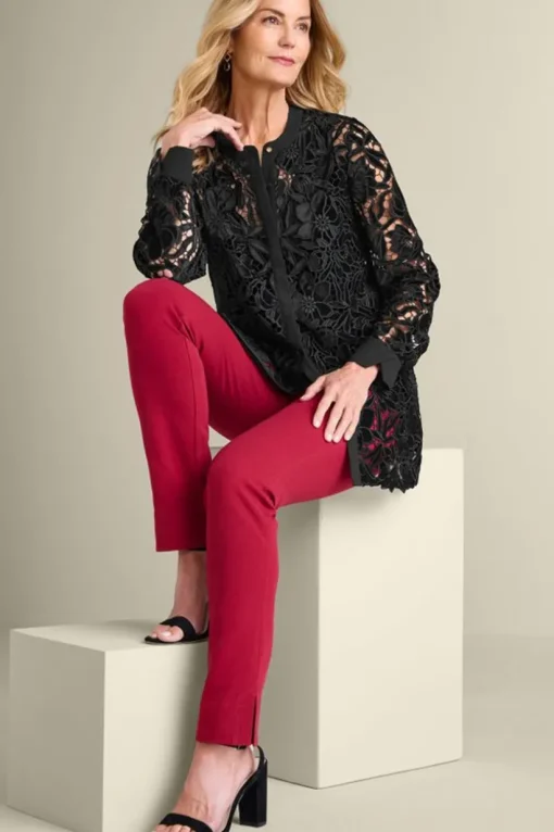 Candace Velvet Lace Tunic