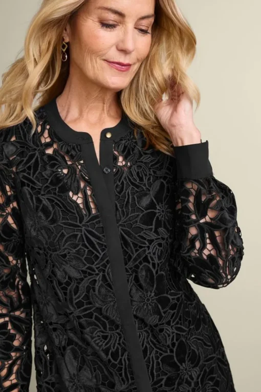 Candace Velvet Lace Tunic