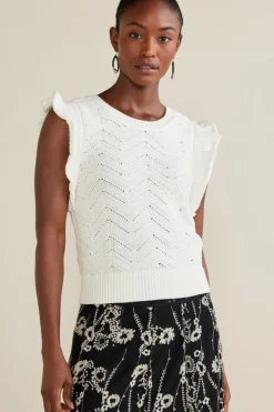 Celina Flutter Sleeve Sweater