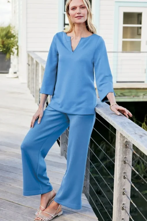 Ceri Knit Wide-Leg Pants