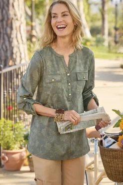 Charine Faux Suede Tunic