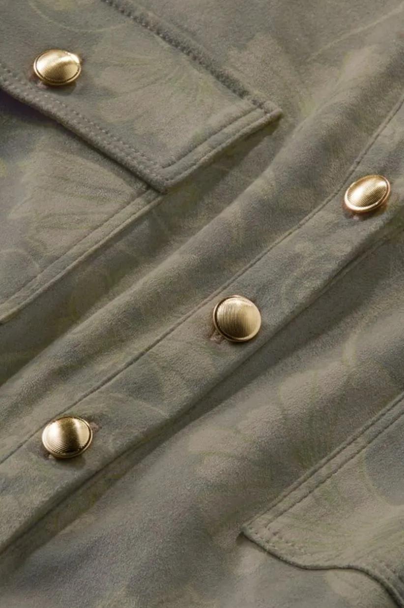 Charine Faux Suede Tunic