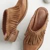Dabney Fringe Suede Mules
