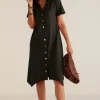 Danielle Button Dress