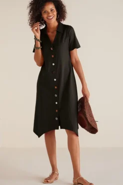 Danielle Button Dress