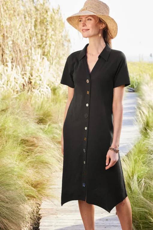Danielle Button Dress