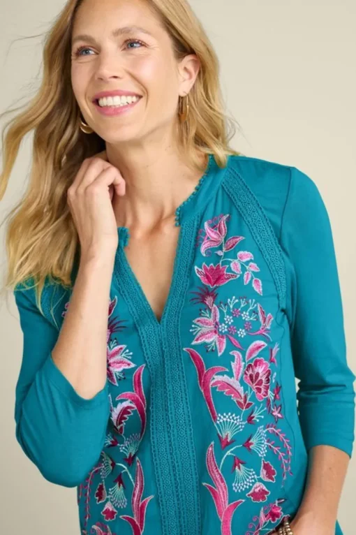Delsie Embroidered Top