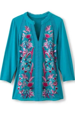 Delsie Embroidered Top