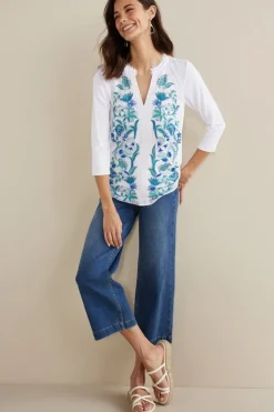 Delsie Embroidered Top
