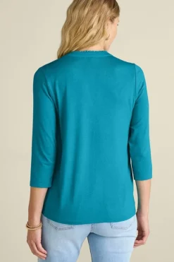 Delsie Embroidered Top