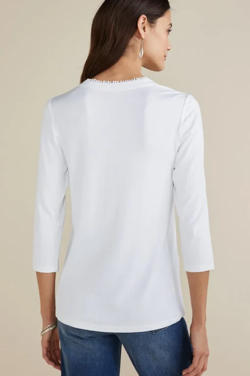 Delsie Embroidered Top