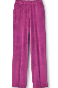 Dixie Velour Wide Leg Pants