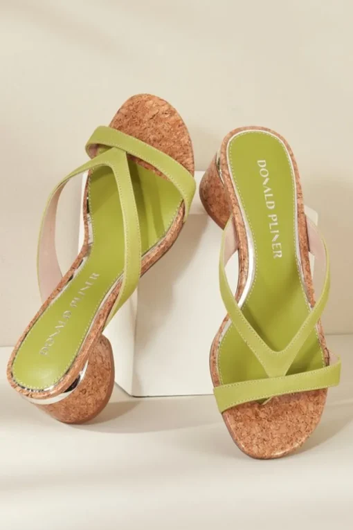 Donald Pliner Mida Cork Heel Slide
