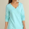 Dove French Terry Asymmetrical Tunic