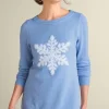 Draya Eyelash Snowflake Sweater