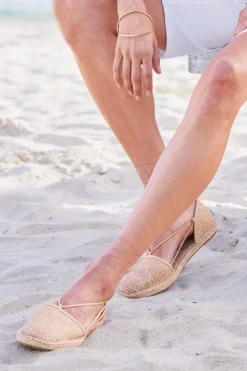 Eileen Fisher Lee Raffia Stretch Espadrille
