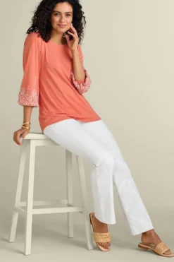 Embroidered Parisian Poet Top