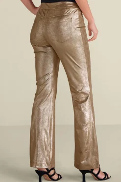 Faux Suede Bootcut Pants