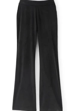 Faux Suede Bootcut Pants