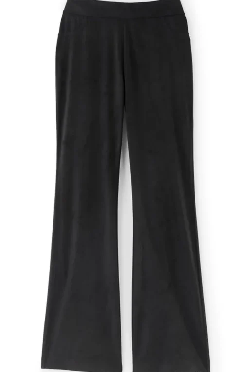 Faux Suede Bootcut Pants