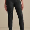 Faux Suede Pull-On Leggings