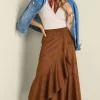Faux Suede Skirt