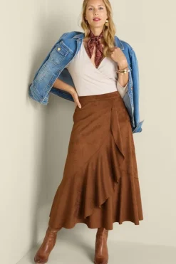 Faux Suede Skirt