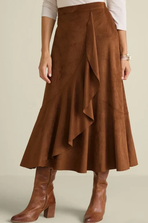 Faux Suede Skirt
