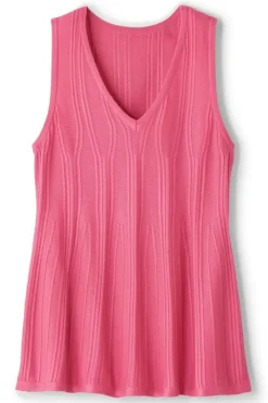 Felicity Peplum Sweater Tank