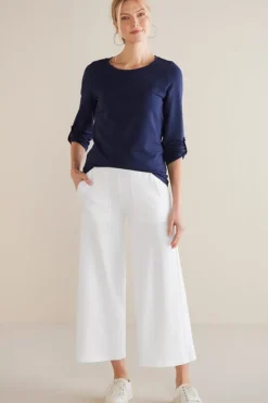 Fina French Terry Crop Pants