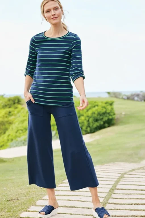 Fina French Terry Crop Pants