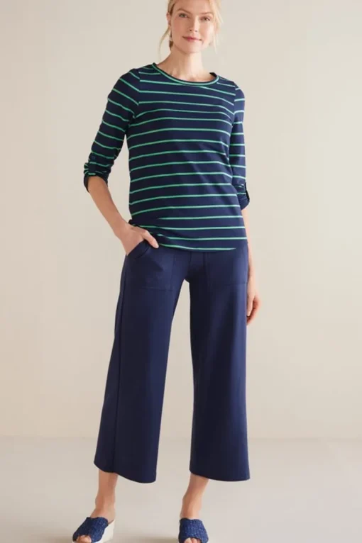 Fina French Terry Crop Pants