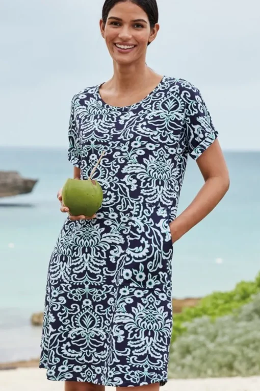 Fina French Terry Short Dress