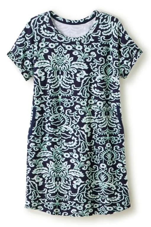 Fina French Terry Short Dress