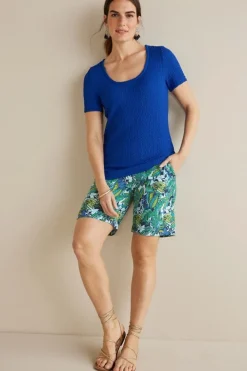 Flavia Linen Blend Shorts